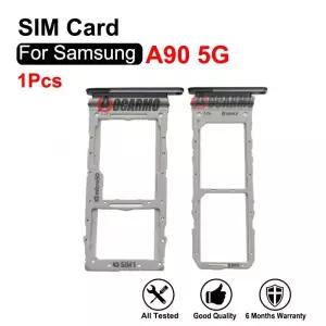 유심트레이 유심 보관 케이스 삼성 갤럭시 A90 5G Sim 트레이 MicroSD 홀더 나노 슬롯 교체 부품용 카드