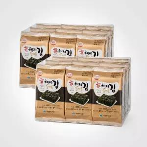 [삼촌식탁] 광천해저 들기름김4g 9입 X 2묶음 (총18봉/1BOX)