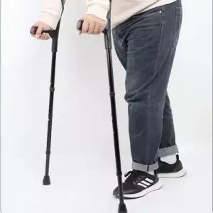 접이식 보행 보조기 깁스 엘보클러치 목발 지팡이 경량