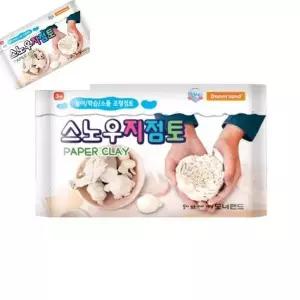 [제이큐]도너랜드 스노우지점토 팩 10개입 어린이점토 클레이놀이 200g