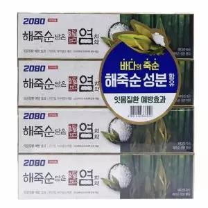 [제이큐]해죽순 염치약 120g 4개 입냄새제거치약 치석제거치약 잇몸케어치약