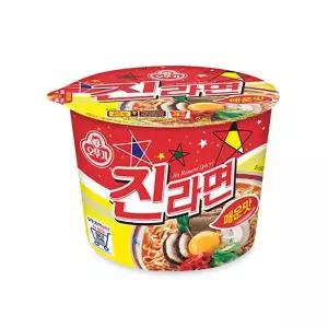 [오뚜기] 진라면 매운맛 큰컵 12입 (110g x 12개)[36119401]