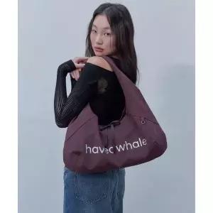 HAVEAWHALE cotton baguette eco bag (WN)205785