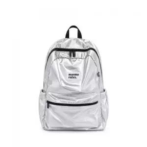 MASMARULEZ 마스마룰즈 Daily backpack_Glow silver 738178
