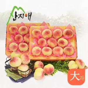 산지애 아삭아삭 햇복숭아 총 6kg 3kg2box 504354