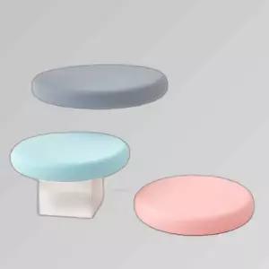 원형 스툴 메모리폼 방석 시원한 아이스 쿨링 의자 쿠션 여름 카페 사무실 3color