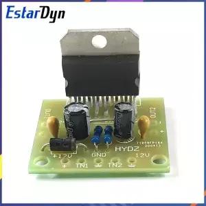 TDA7297 증폭기 보드 예비 부품 DC12v 등급 2.0 듀얼 오디오 인코딩 15w 전자 Diy 키트