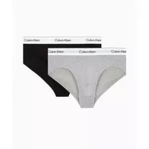 CALVIN KLEIN UNDERWEAR 남성 아이콘 코튼 스트레치 2PK 힙브리프_NB4387UJH