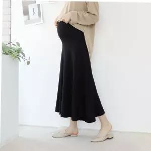 임부바지 임산부 면 후리아 롱스커트 TG008