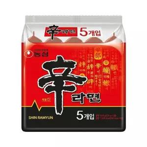 봉지라면 농심 신라면 120g 40개