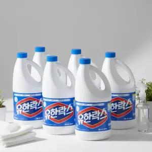 유한락스 레귤러 2L X 6개1박스 살균/소독