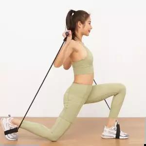 백킥 스쿼트밴드 힙업 런지 복근운동 스트레칭