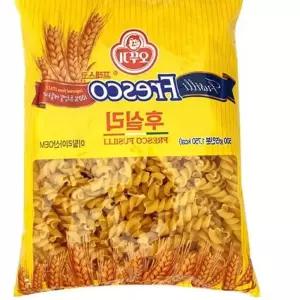 오뚜기 프레스코 듀럼밀 후실리 500g 파스타면 토마토스파게티소스 파스타스파게티 페투치니면 DA776