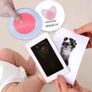셀프 발도장스템프 강아지 액자 손 고양이 신생아