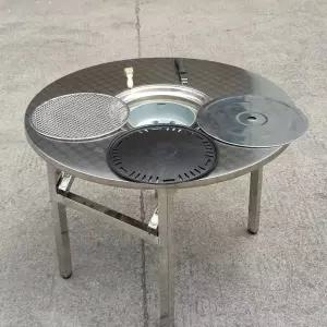 연탄 테이블 야외 고기불판 야적장 데이트 바비큐 난로 업소용 난방용 베란다포차