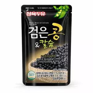 삼육두유 검은콩 칼슘 파우치 190ml 총 60팩