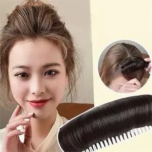 여성 헤어뽕 볼륨 헤어뽕 윗머리 앞머리 부분 가발 머리 빗핀 헤어핀