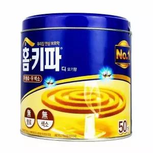 홈키파 디 모기향 무향로 무색소 50개입 1개(774052)