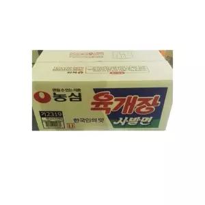 식자재 식재료 도매) 육개장사발면(농심 24봉) 1개 [BGV39662]