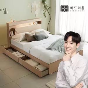[베드리움] 더 스마트 무선충전 침대(Q)+릴렉서 허리특허 유로탑 MH