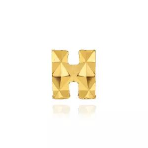 [한국금다이아몬드] 여자 순금 한쪽 미니 귀걸이 H 컷팅 24K 0.375g