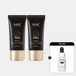 AHC 마스터즈 아쿠아리치 선크림 듀오세트 30mlx2)+ GIFT)프로샷 세럼 5ml