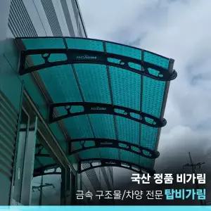 비가림 1220x1000 ~ 1220x5800 캐노피 고정 차양 렉산 빗물받이 현관 창문 테라스
