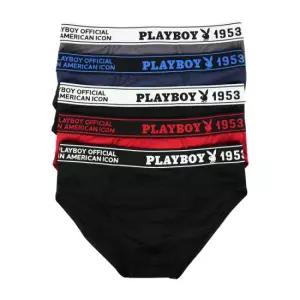 플레이보이 남성 라인 로고 브리프 [ 5SET ] PMB3101-5