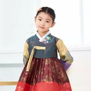 한예빔 HB6023 홍화어진 여아한복 아동한복