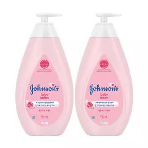 존슨즈 베이비 로션 750ml x 2 수분 촉촉 24시간 아이부터 어른까지 전연령 순한 성분