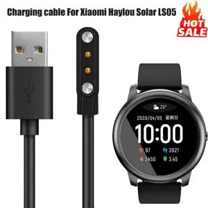 Xiaomi Haylou Solar LS05 USB 충전 케이블 100cm 데이터 전원 어댑터 시계 액세서리 용