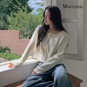 [모어렌] [모어렌/MADE] 프렌키 워셔블 심볼 라운드 가디건 [tcd0449]