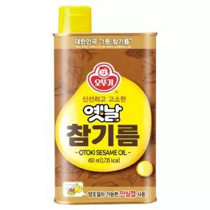 오뚜기옛날 참기름, 450ml, 1개 오일 콜드프레스 오일 식용 오일 식물성오일 오일 유채유 오일 냉압착