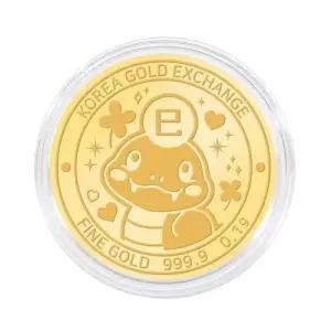 한국금거래소 뱀 순금 코인(메달) 0.1g