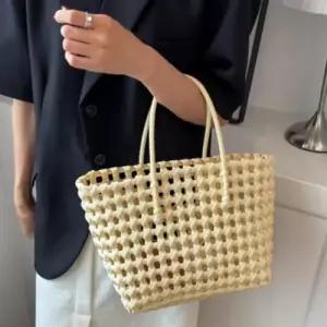 여성 토트백 이너 파우치 젤리 빨대 가방 비치백 숄더백 WFNRZJ5