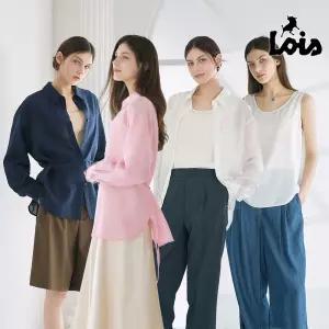 Lois  26SS 여성 리오셀 블렌디드 루즈핏 셔츠 3종(+이너 1종)