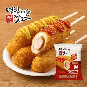 명랑핫도그 쌀 핫도그 850g x 1팩 10개입