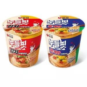 [NS홈쇼핑]농심 누들핏 육개장 사발면 맛 8개입/김치사발면맛e[35936358]