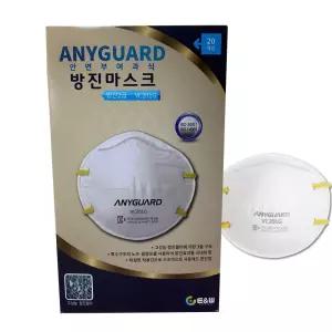 안면부여과식 애니가드 방진 마스크 20개입 방진마스크 산업용품 2급마스크 안면부여과식마스크 애니가드
