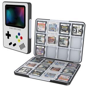 닌텐도 3DS 3DSXL 2DS DSi용 하이잉 게임 카드 케이스, 24개의 슬롯이 있는 휴대용 카트리지 홀더 보관함
