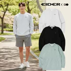 [백화점 상품] 아이더 (택가 129,0000원)ON THE ROCK (온더락) 아이스 우븐 긴팔라운드 티셔츠 DMM24217