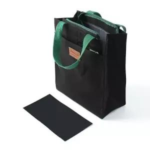 [라일리] Rly 리빙 캔버스 토트백 25x28.5cm 블랙그린