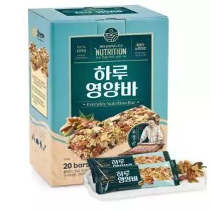 호정가 하루영양바 (20개입) / 견과류 가득 프리미엄 뉴트리션바