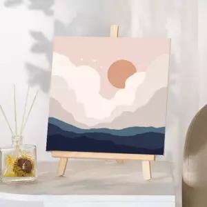 해바라기 그림 캔버스 명화 DIY 유화 세트 키트 색칠하기 페인팅 취미생활