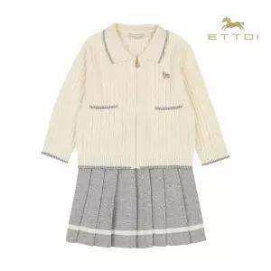 에뜨와 ETTOI 벨라니트스커트상하 07T523083/돌선물,조카선물,유아원피스 07T523083 499975