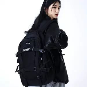 얼티메이크 7905 메쉬포켓 백팩 블랙 신학기학생백팩 대학생 가방선물