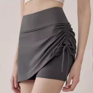 치마바지 하이웨스트 사이드 셔링 숏팬츠