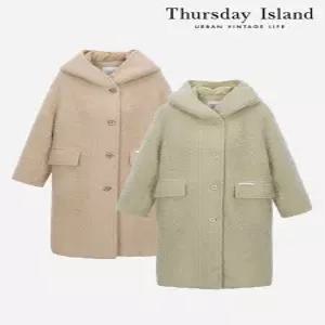 [Thursday Island] 숄카라 후드 롱 코트(T238MCT635W)