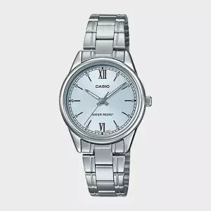 CASIO 카시오 LTP-V005D-2B3 여성 메탈밴드 심플 손목시계