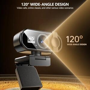 4K 웹캠 USB 1080P 30fps 자동 초점 HiFi 스피커 소음 마이크 PC 카메라 데스크탑 노트북 화상 채팅용